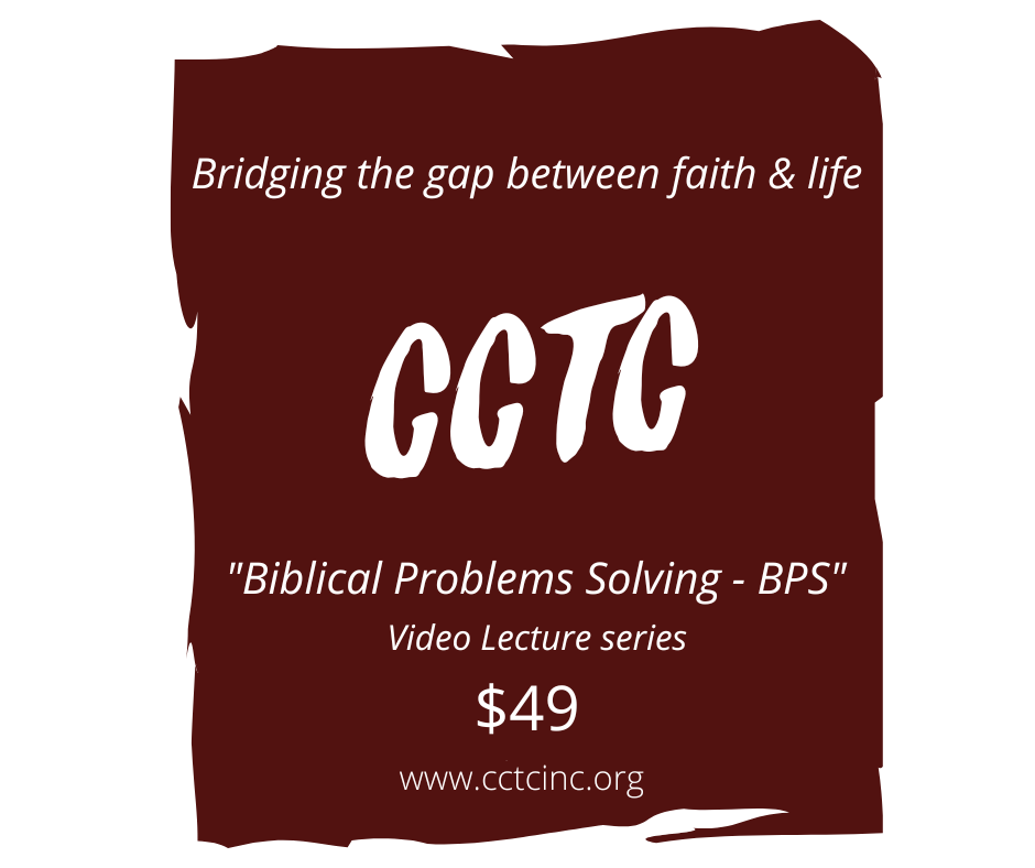 Biblical Problem Solving (BPS) Video lecture series Product Photo