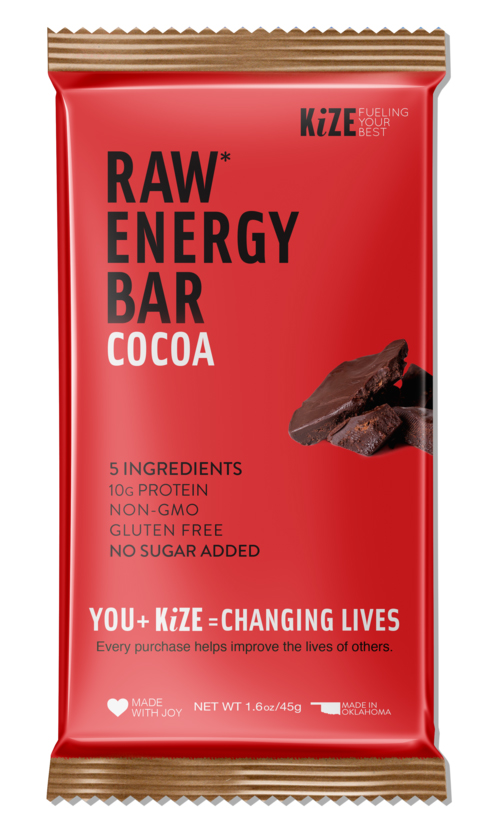 Kize Raw Energy Bars- Cocoa Product Photo